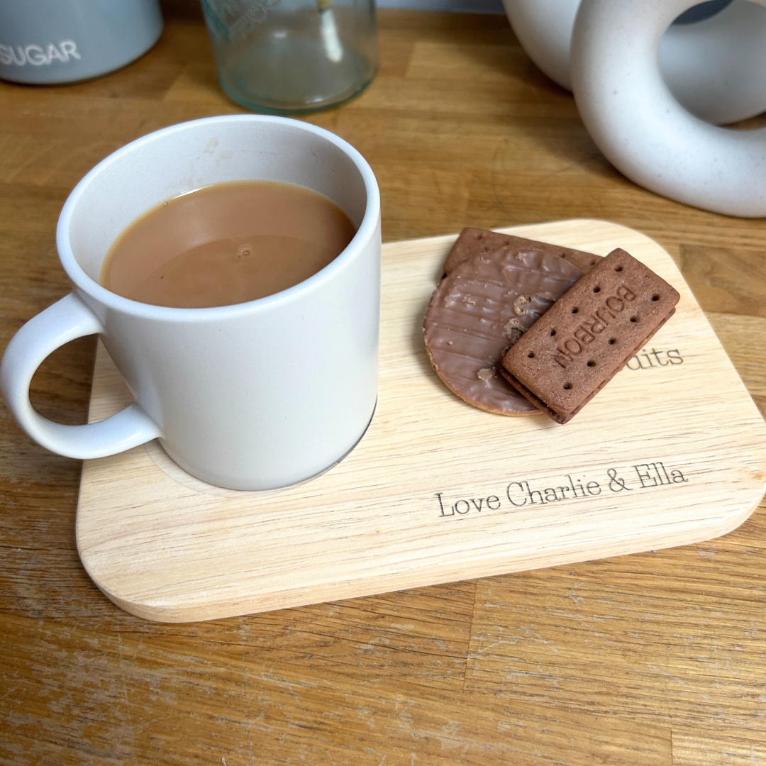 Personalised Tea and biscuit board