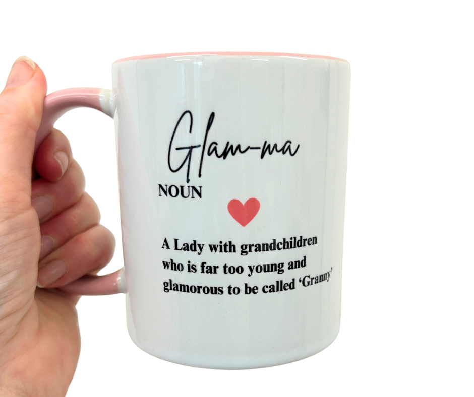 'Glam ma' Cute mug for Granny, Grandma, Mothers day gift