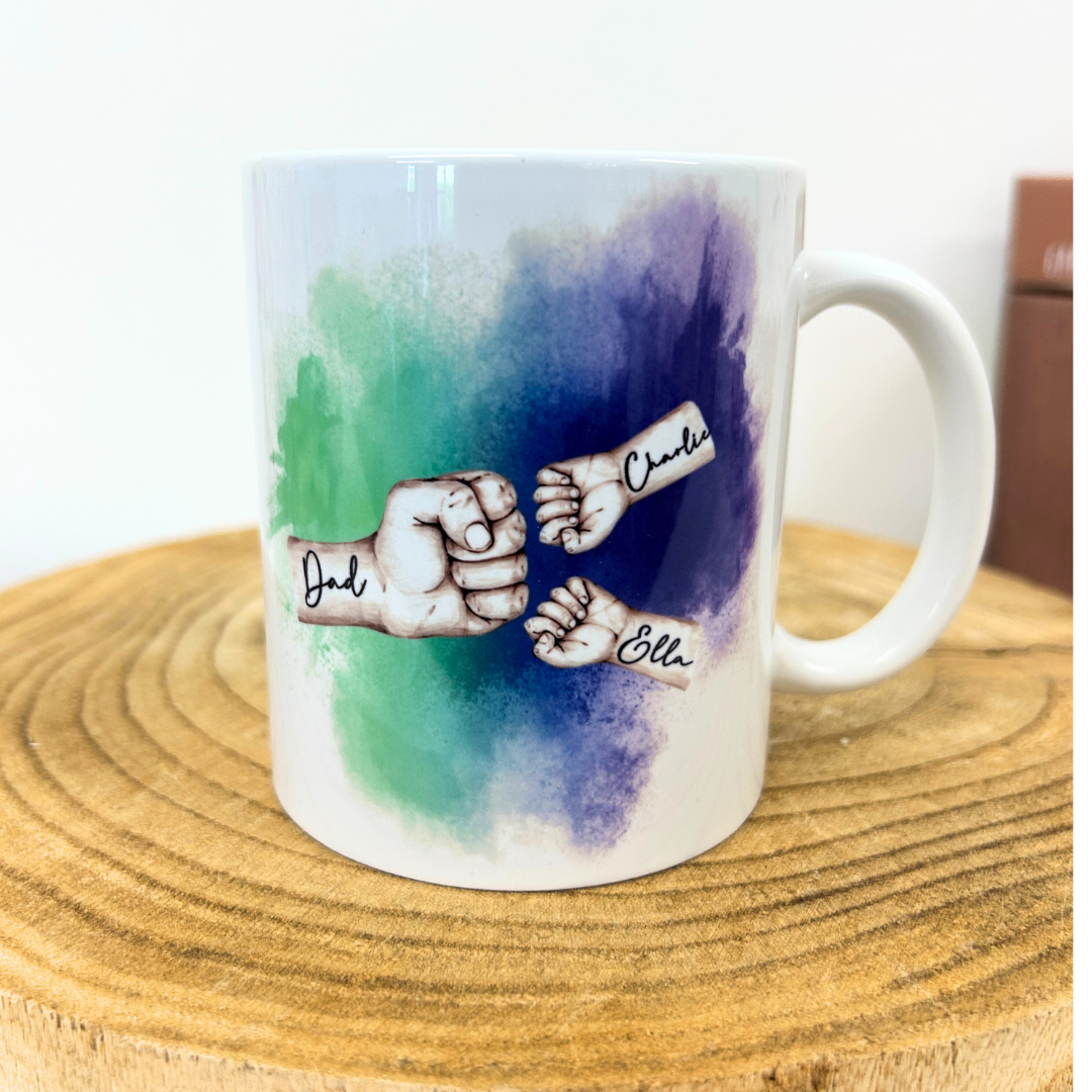 Fathers day mug, Personalised fathers day gift