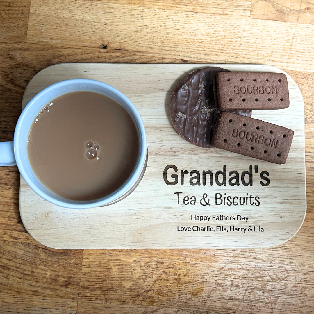 Fathers day treat board, Tea and biscuit board