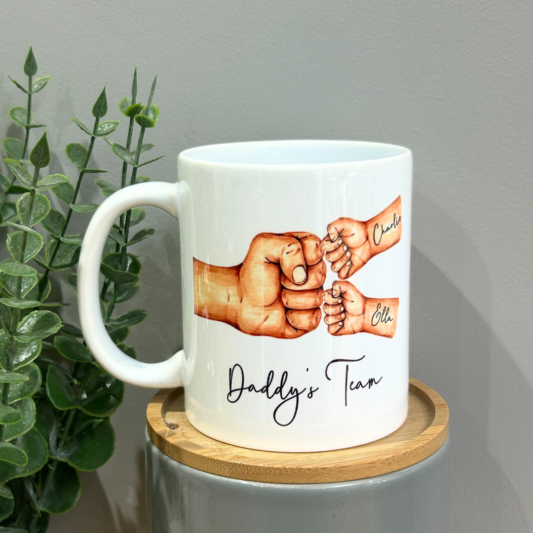 Personalised fathers day mug