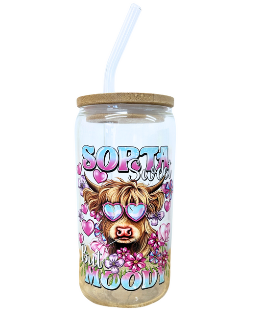 Sorta sweet but moody - Libbey glass with bamboo lid and straw