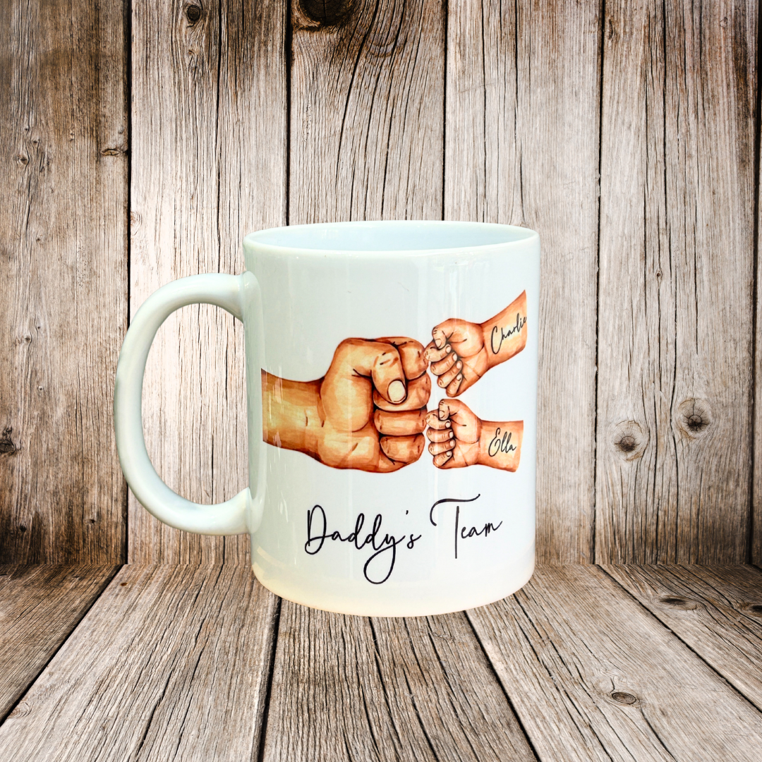 Personalised fathers day mug