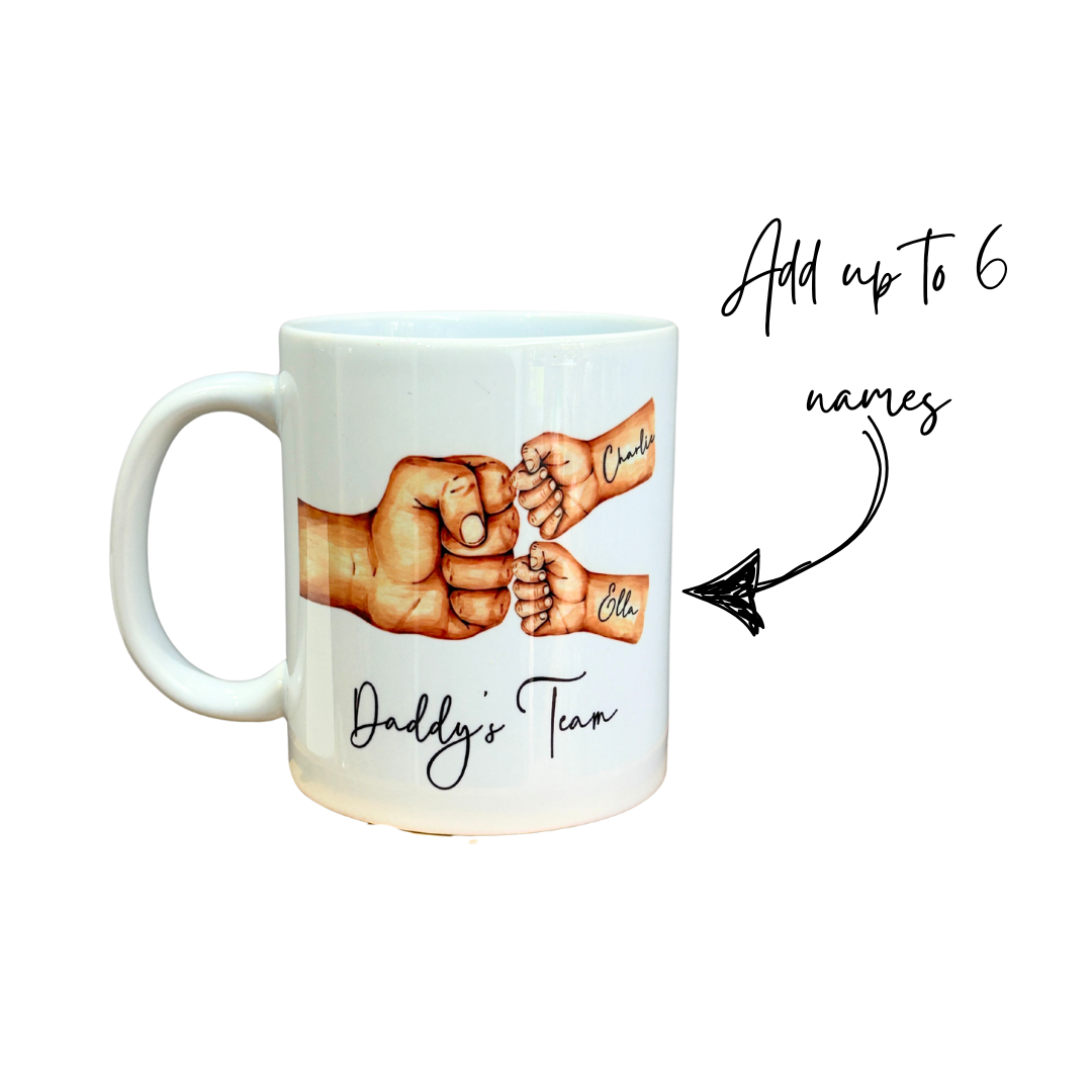 Personalised fathers day mug