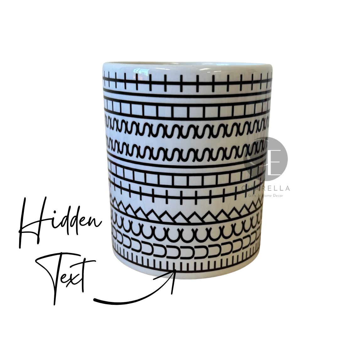 Hidden Message mug ' F*ck this sh*t'
