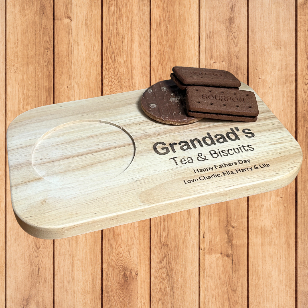Fathers day treat board, Tea and biscuit board