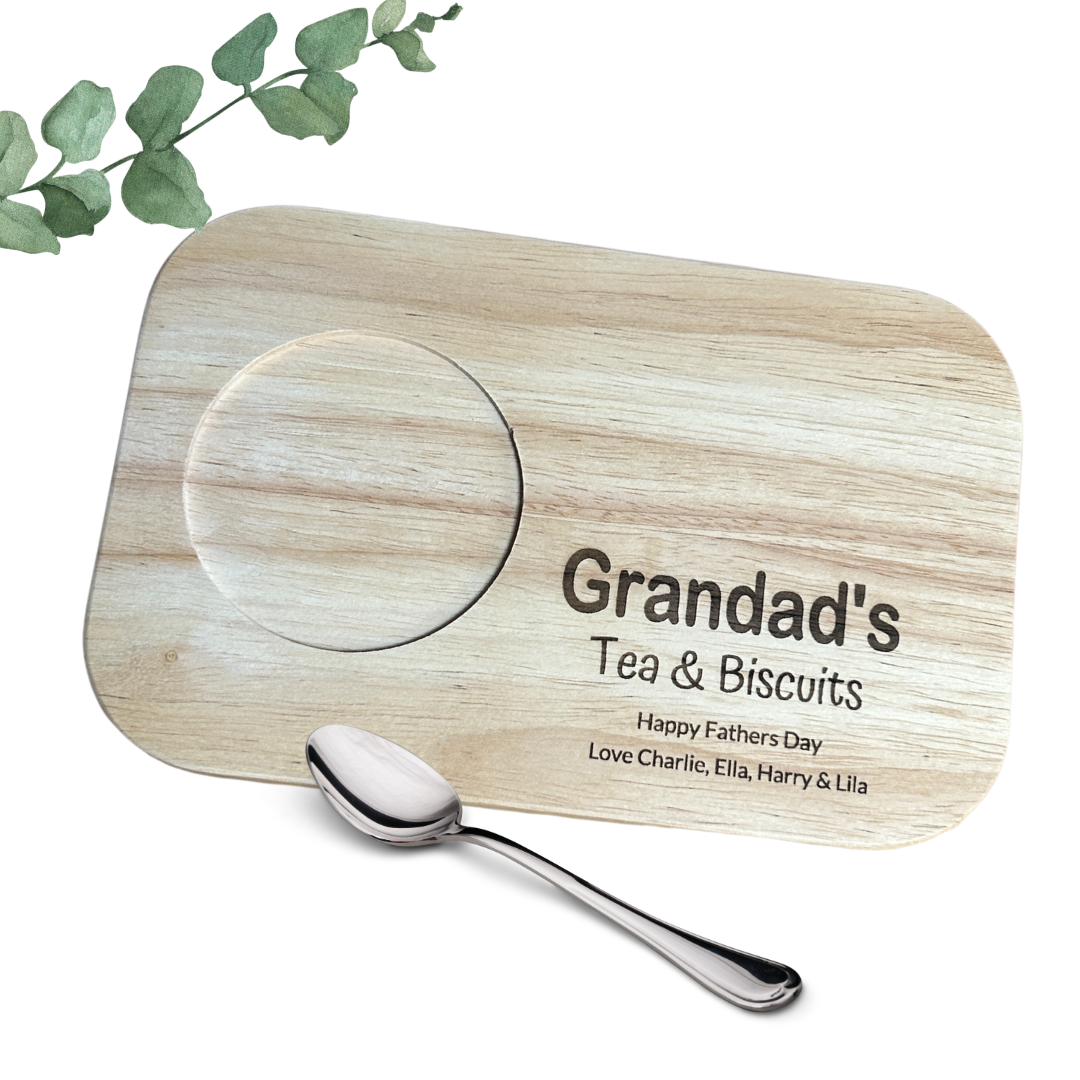 Fathers day treat board, Tea and biscuit board