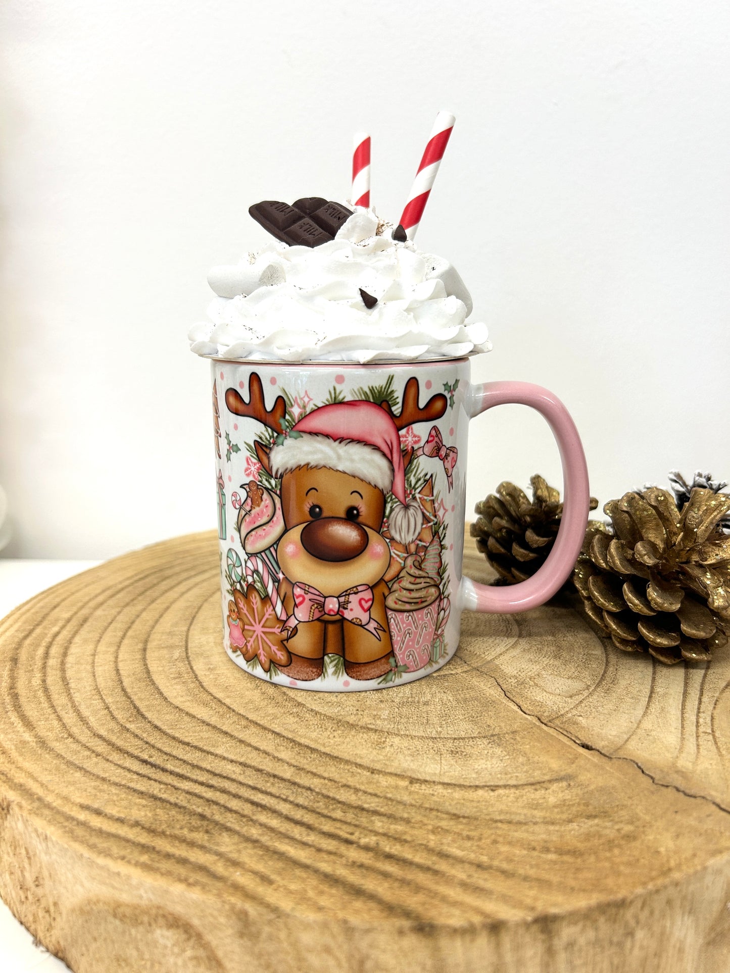 Christmas reindeer mug
