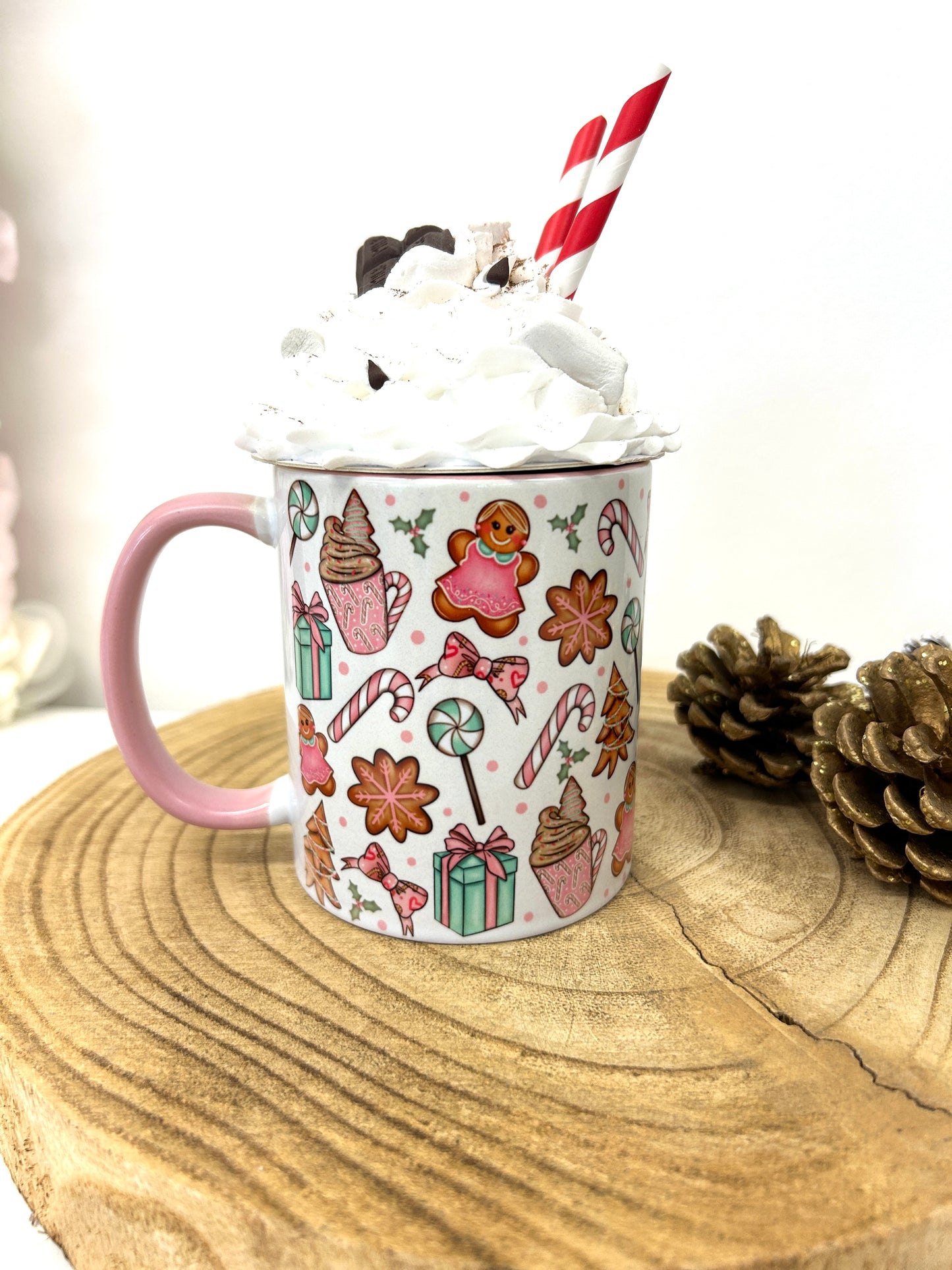 Christmas reindeer mug