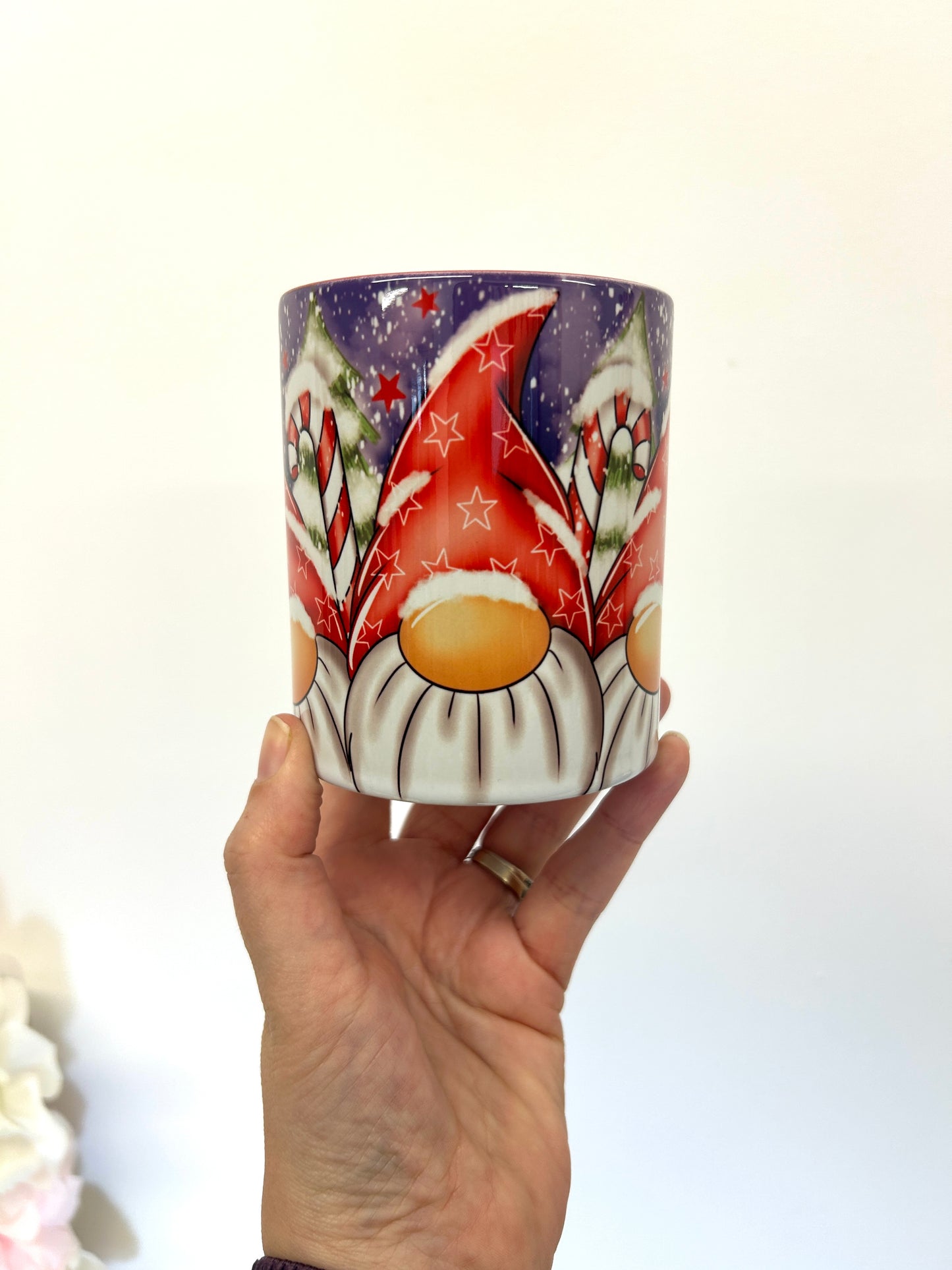 Christmas Gonk mug - red