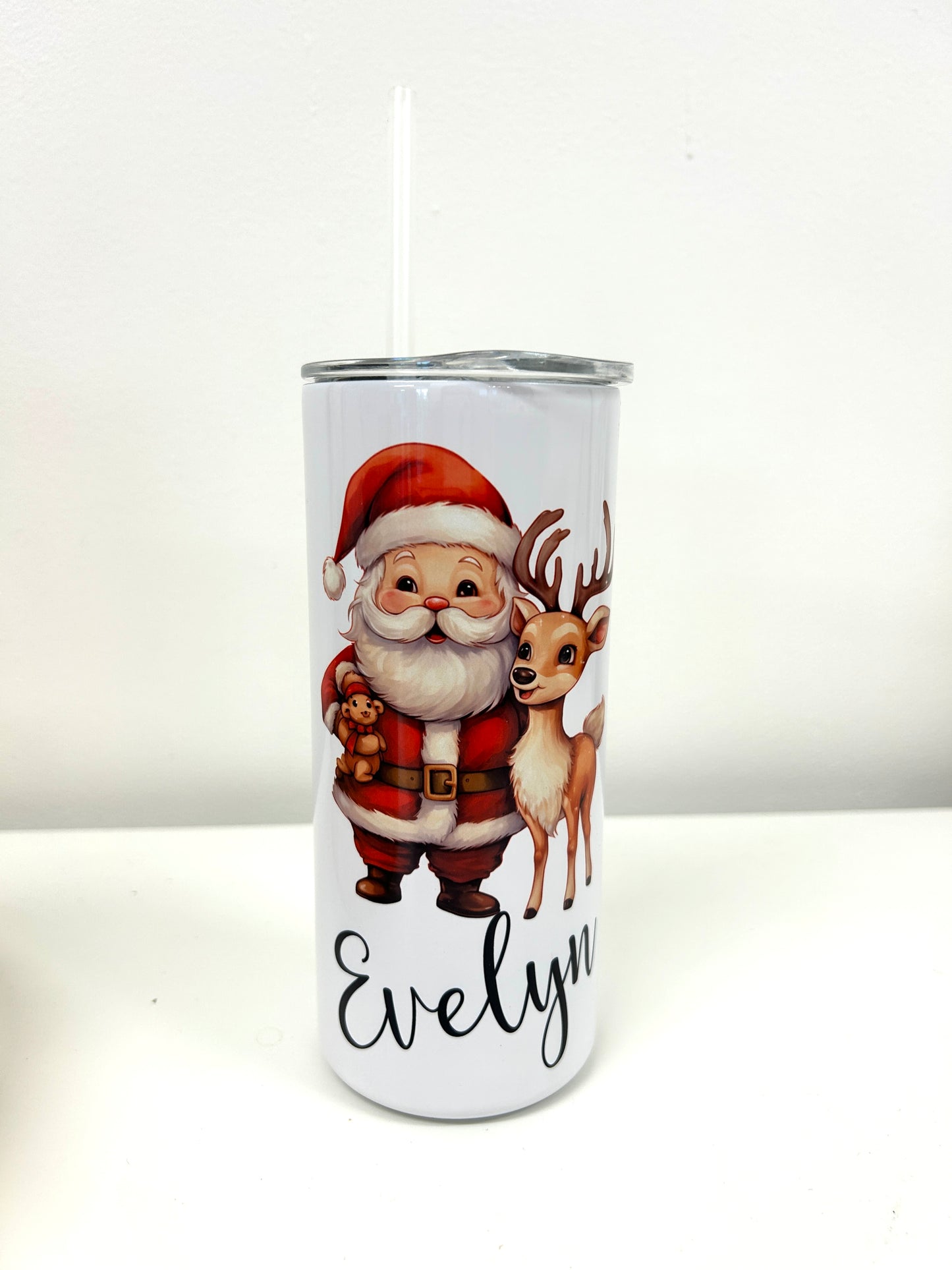 Personalised Christmas tumbler - kids