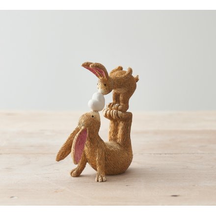 Bunny decoration - Jasper & Bonnie Heart Kisses