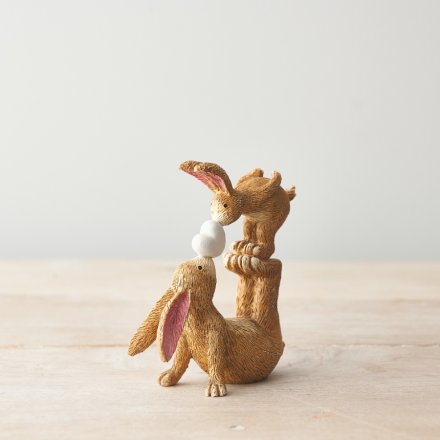 Bunny decoration - Jasper & Bonnie Heart Kisses