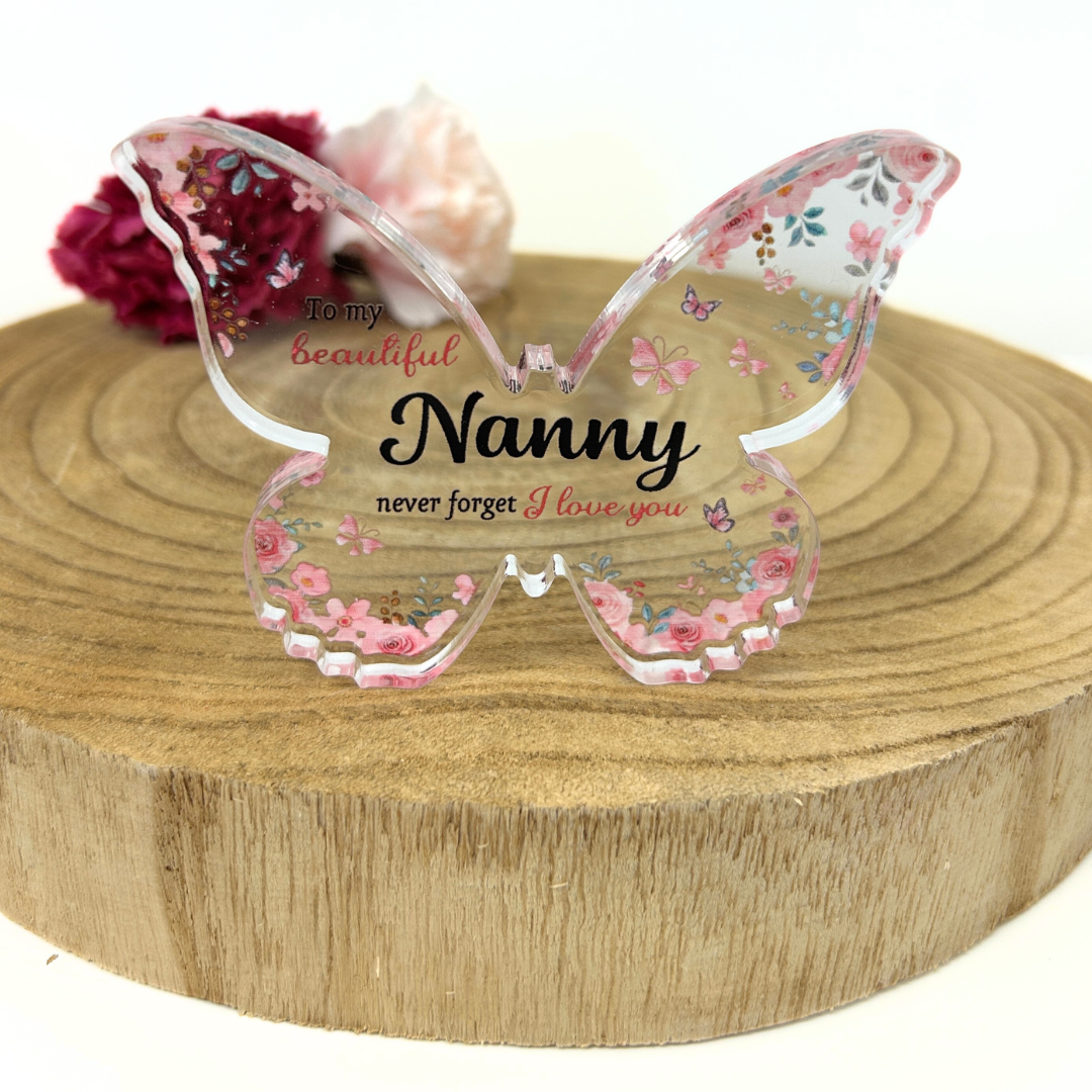 Nanny Freestanding Butterfly - Mothers day gift