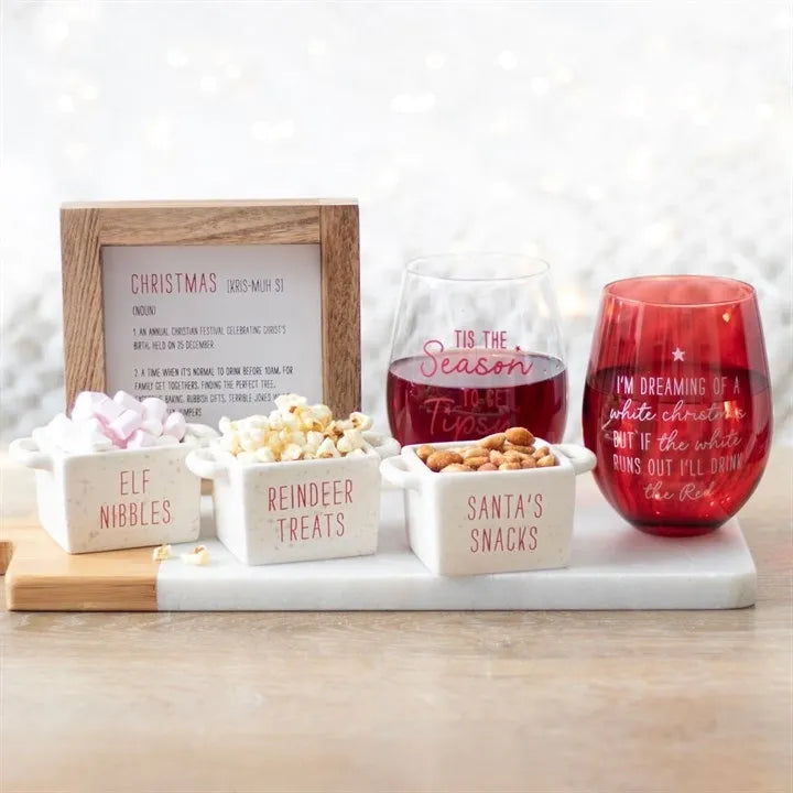 Christmas snack bowl trio