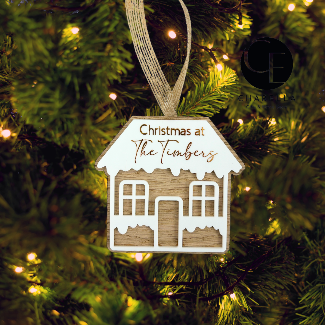 Personalised Christmas house decoration