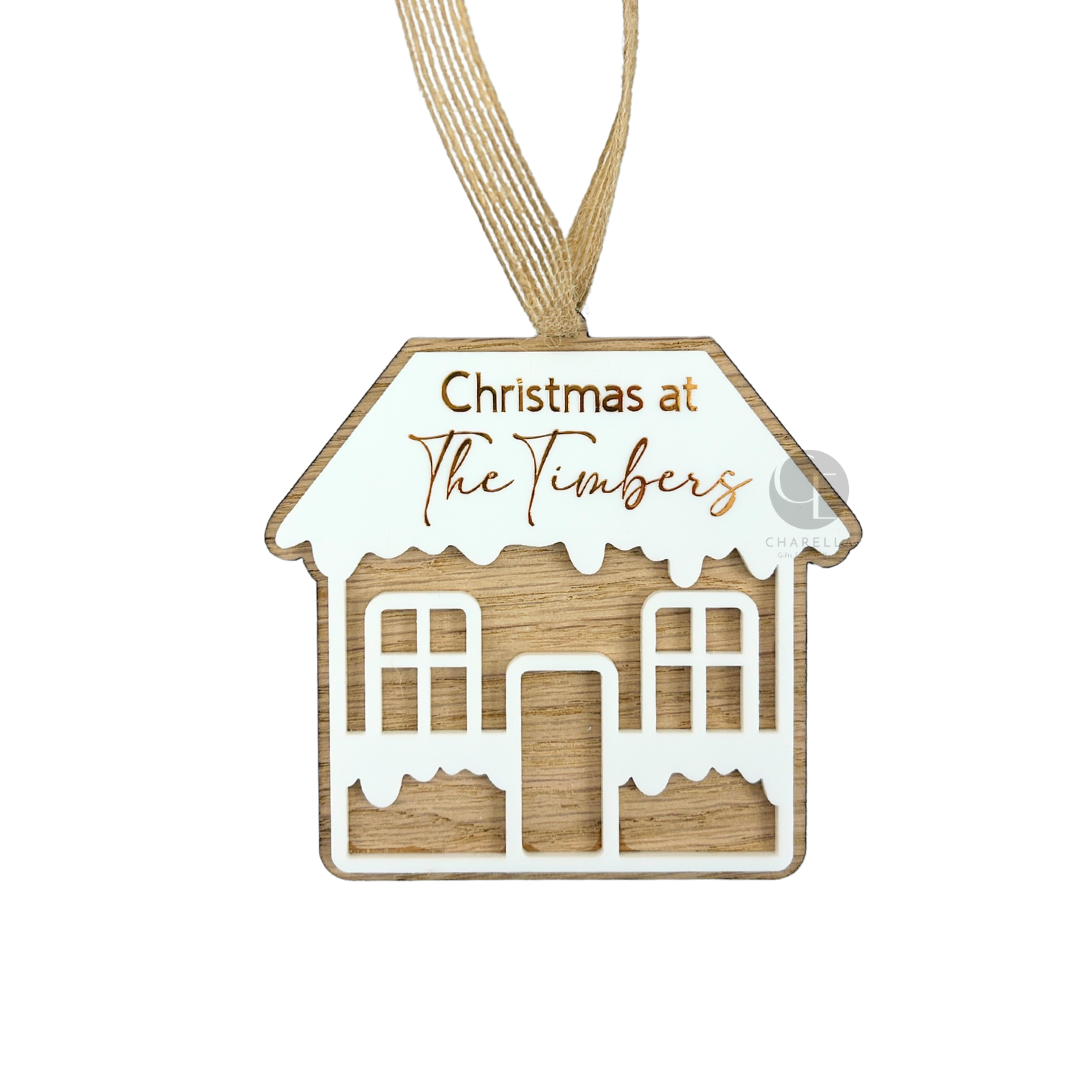 Personalised Christmas house decoration