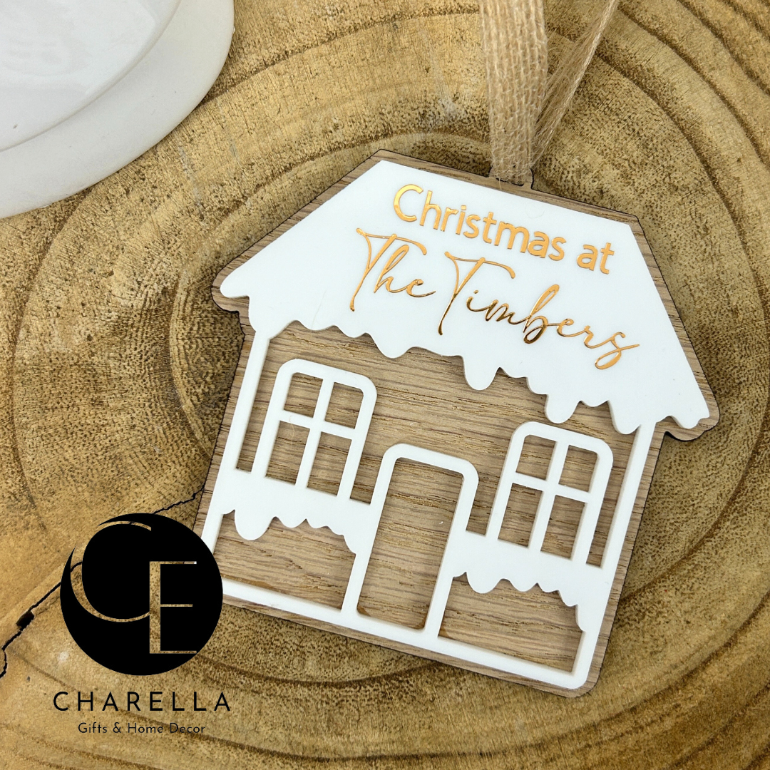 Personalised Christmas house decoration