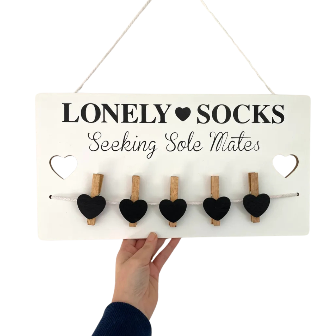 Lonely Socks hanging decor