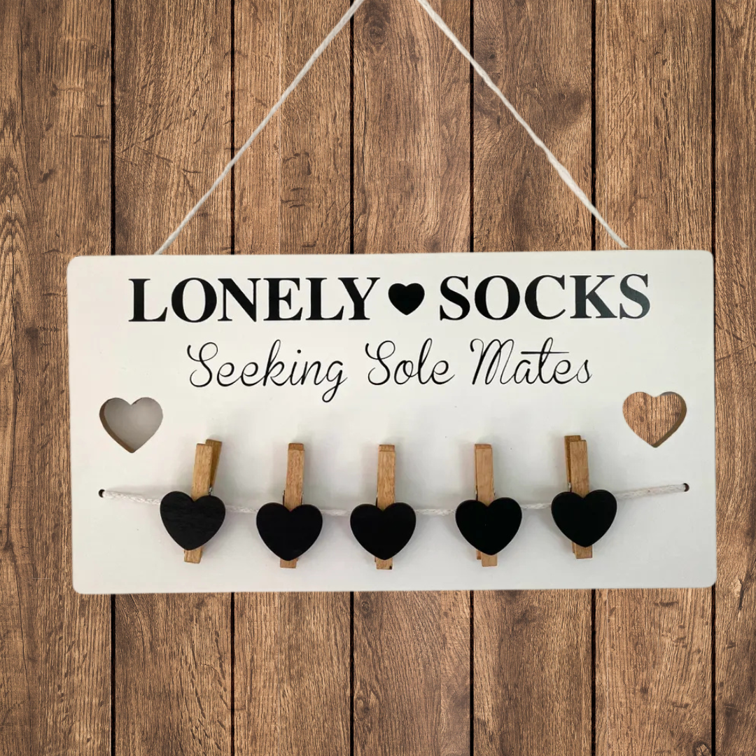 Lonely Socks hanging decor