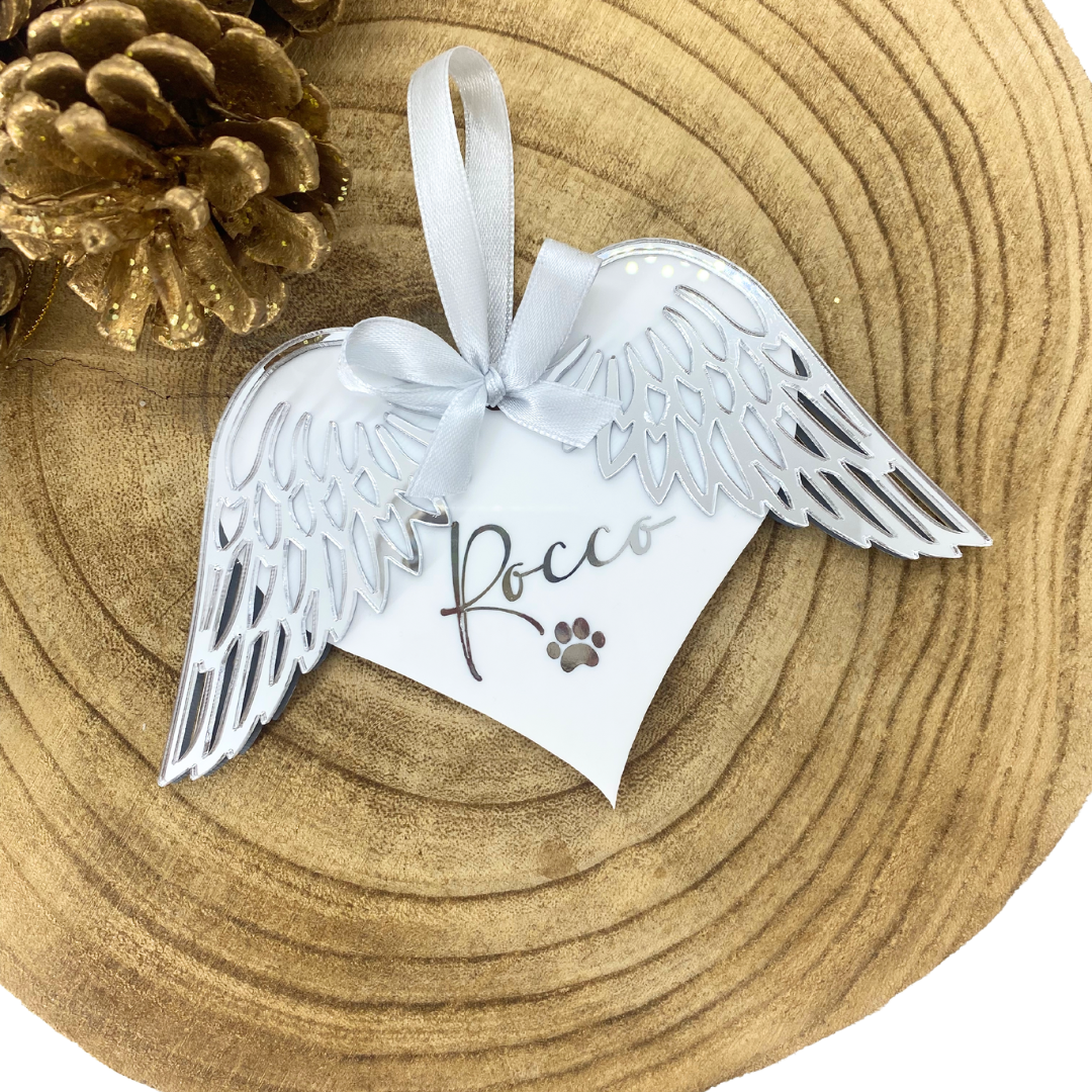 Personalised memorial wings
