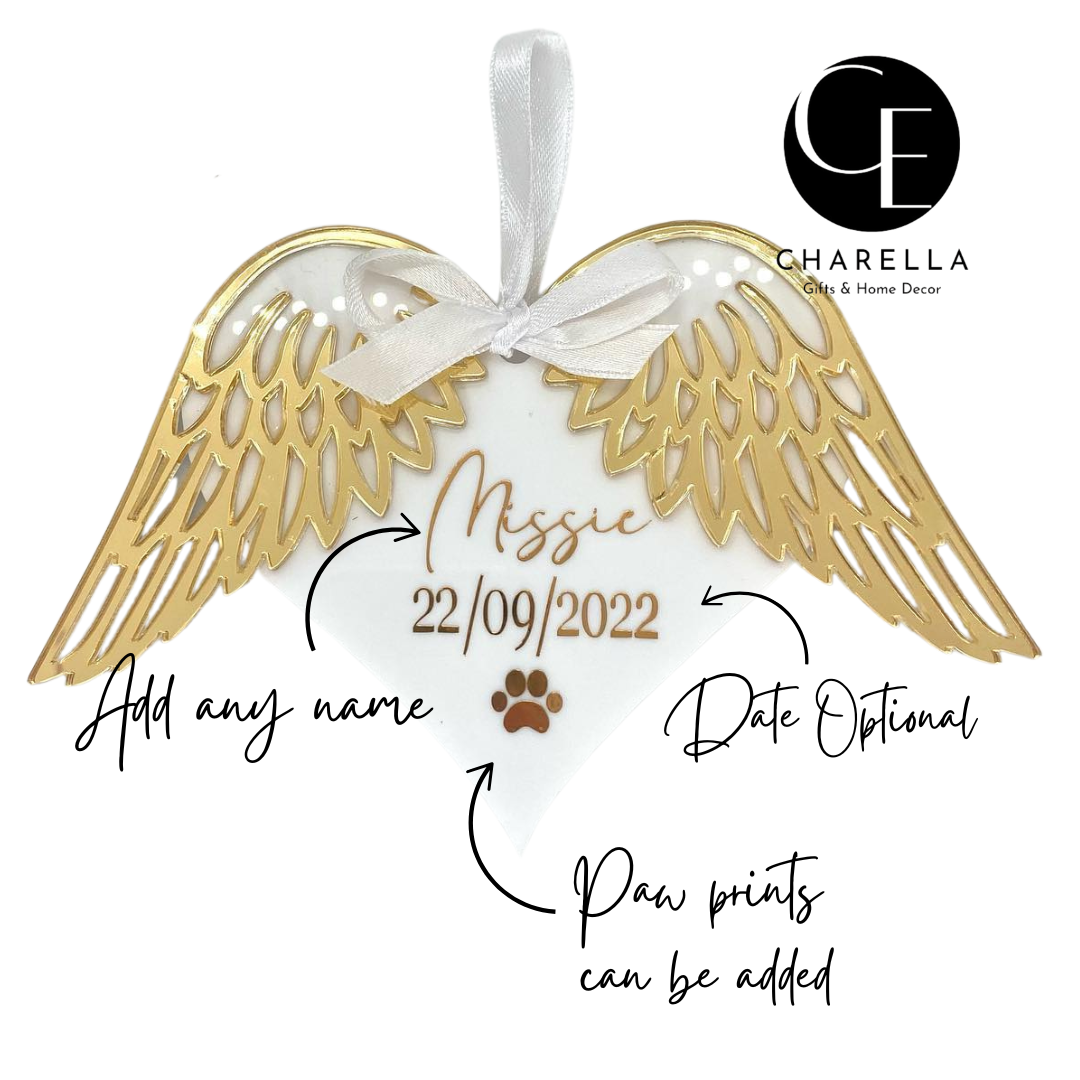 Personalised memorial wings