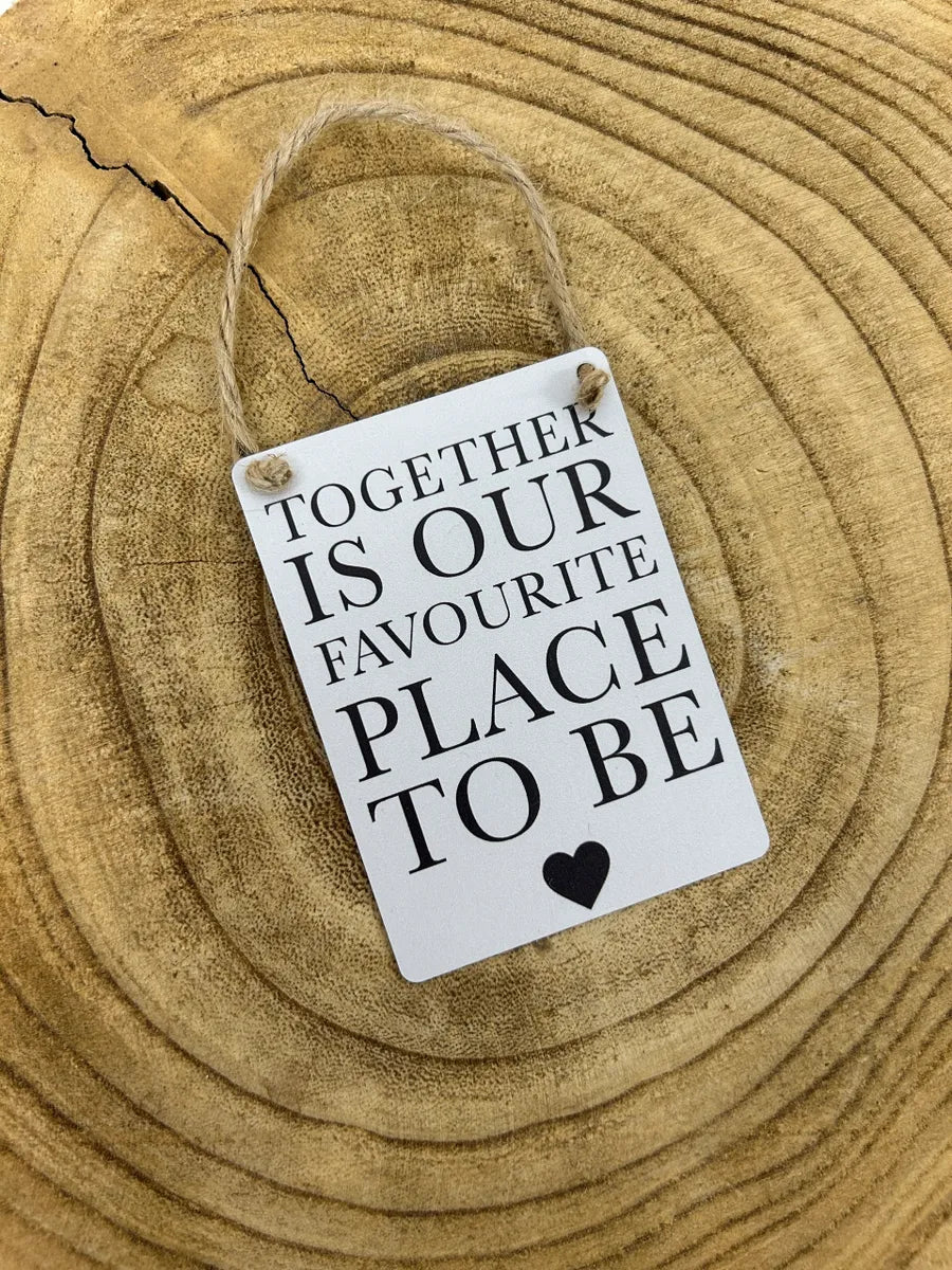 Mini Metal Quote Signs - Various designs