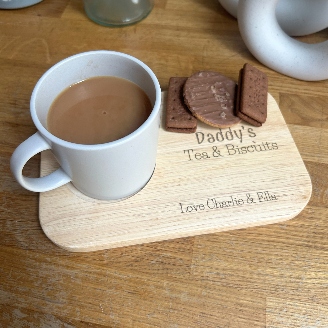 Personalised Tea and biscuit board