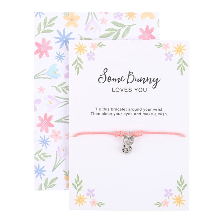 Some 'Bunny' loves you charm bracelet. Easter gift