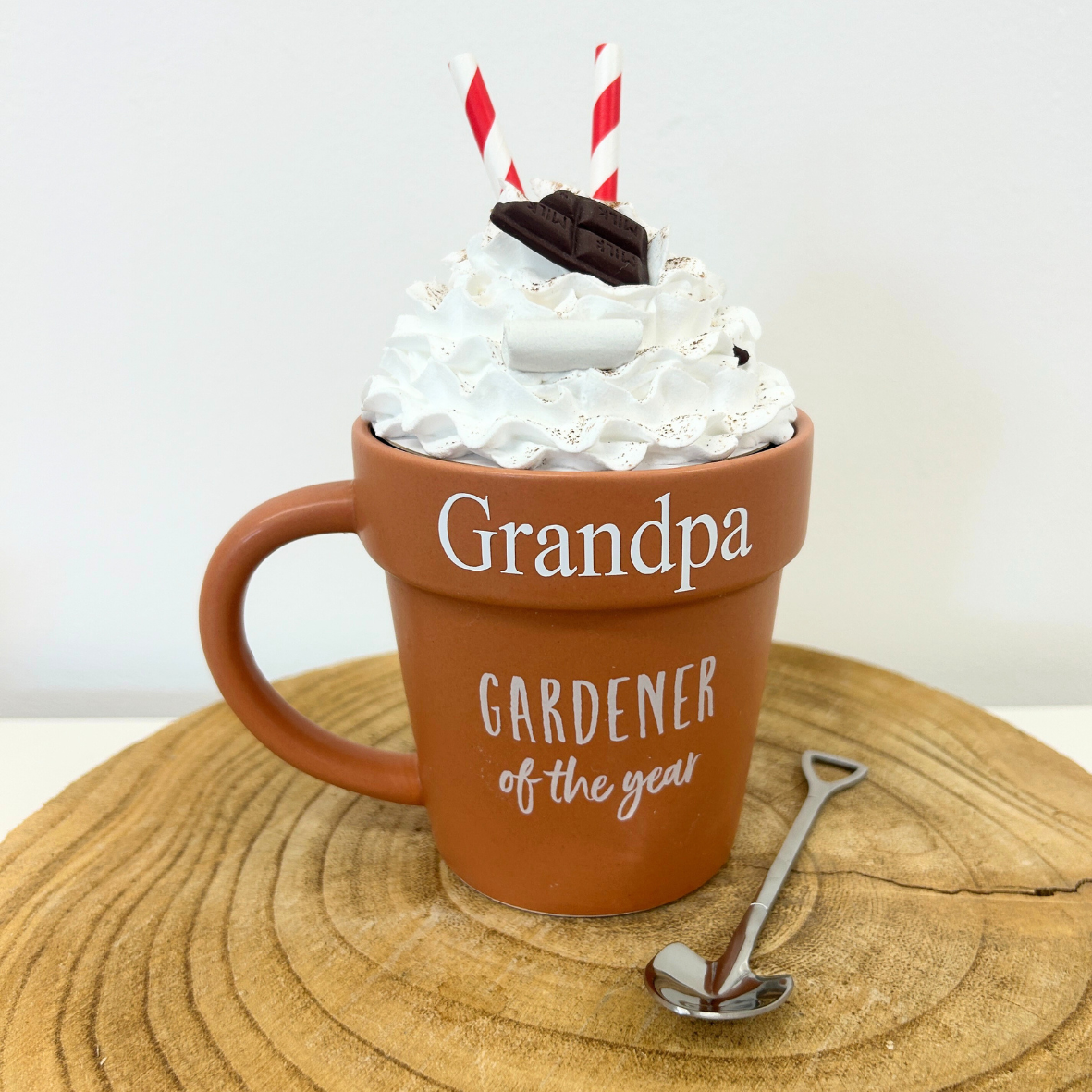 Gardener of the year plant pot mug - Personalised