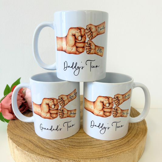 Personalised fathers day mug