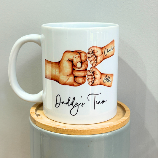 Personalised fathers day mug