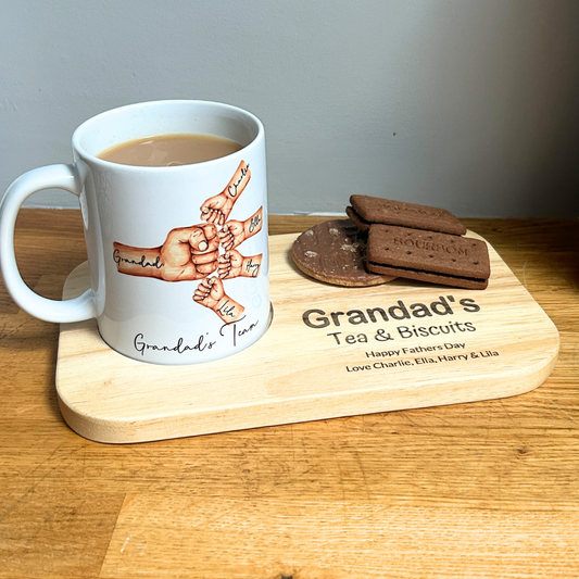 Fathers day treat board, Tea and biscuit board