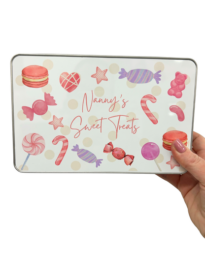 Personalised sweet tin