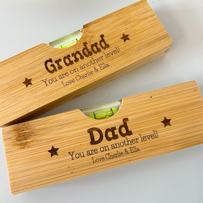 Personalised bottle opener/Level