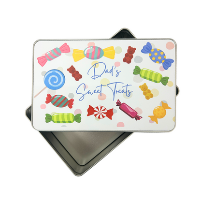 Personalised sweet tin - Dads sweets, Daddys sweets