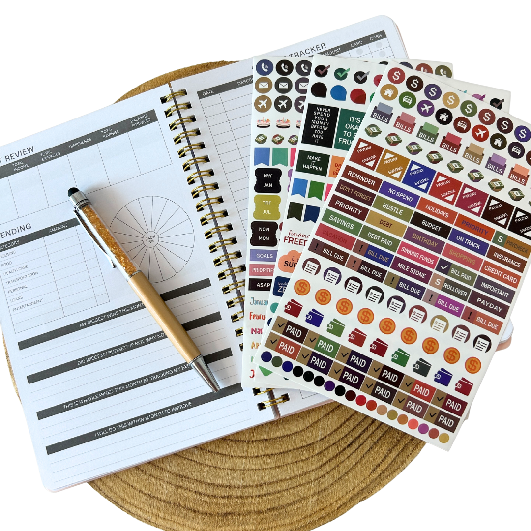 Personalised Budget notebook