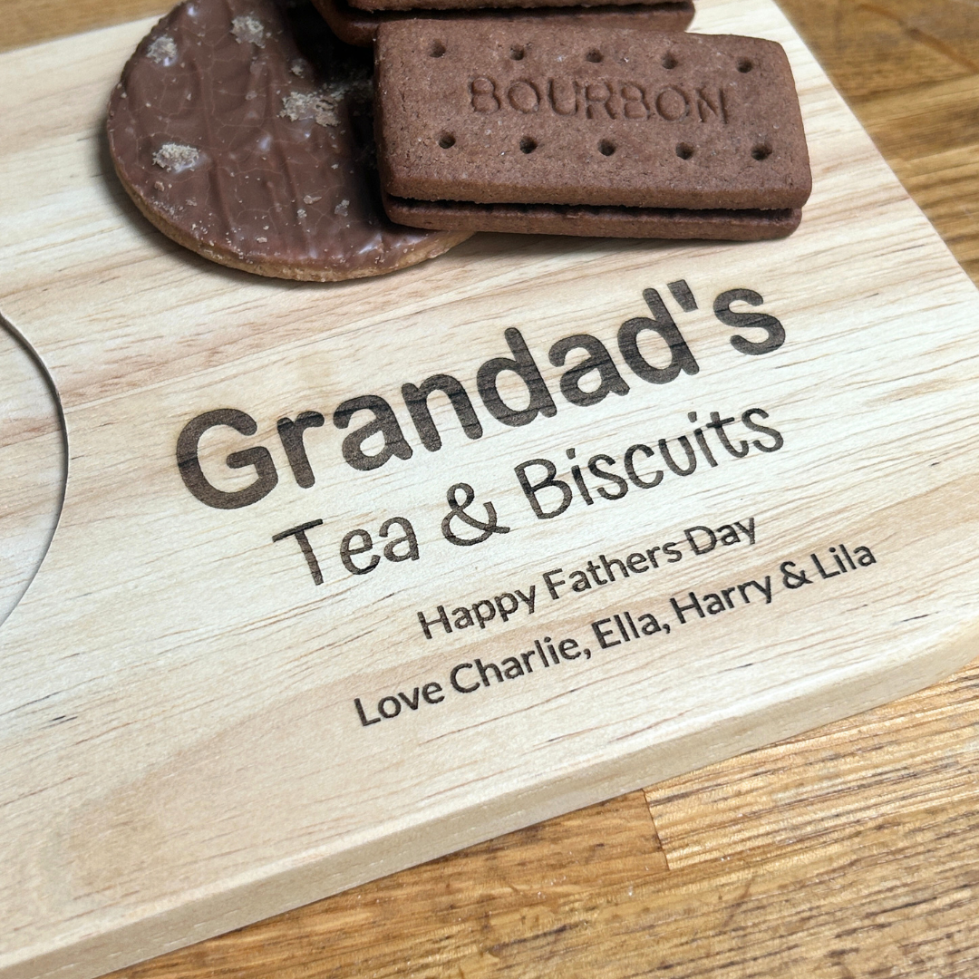 Fathers day treat board, Tea and biscuit board