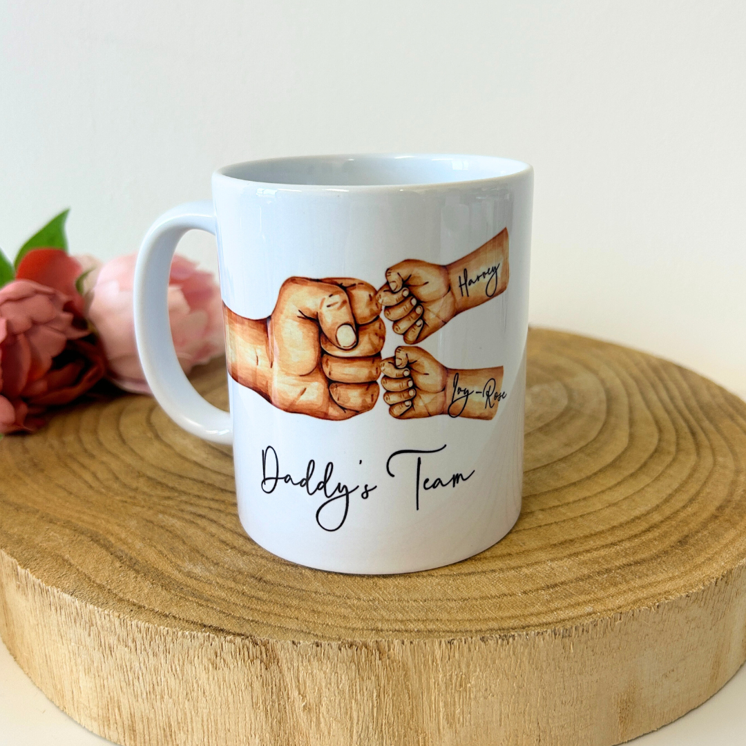 Personalised fathers day mug