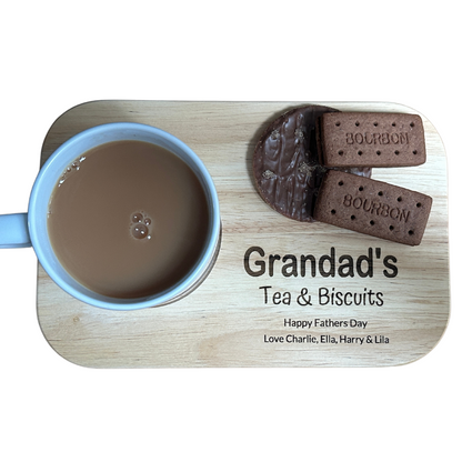 Fathers day treat board, Tea and biscuit board
