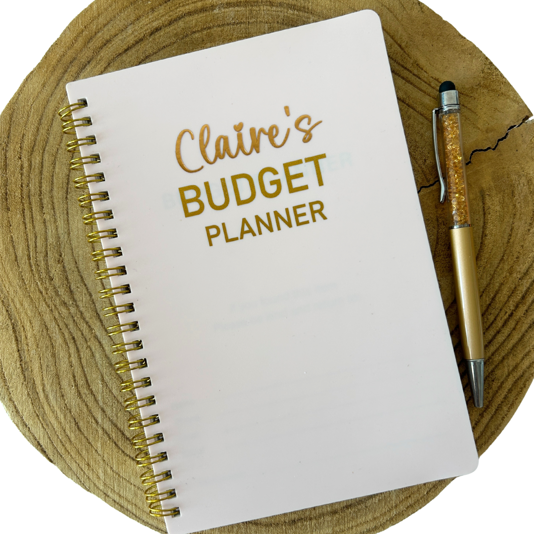 Personalised Budget notebook