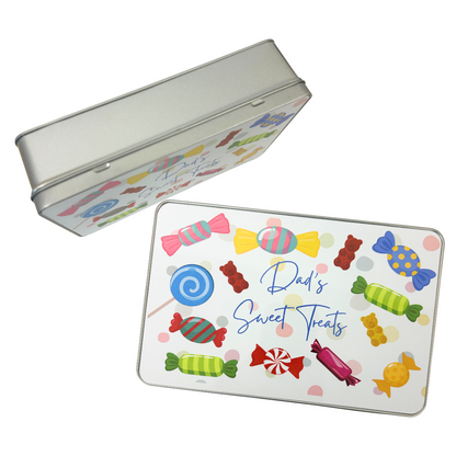 Personalised sweet tin - Dads sweets, Daddys sweets