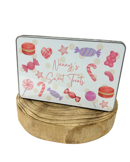 Personalised sweet tin