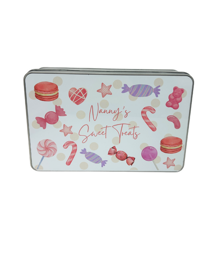 Personalised sweet tin