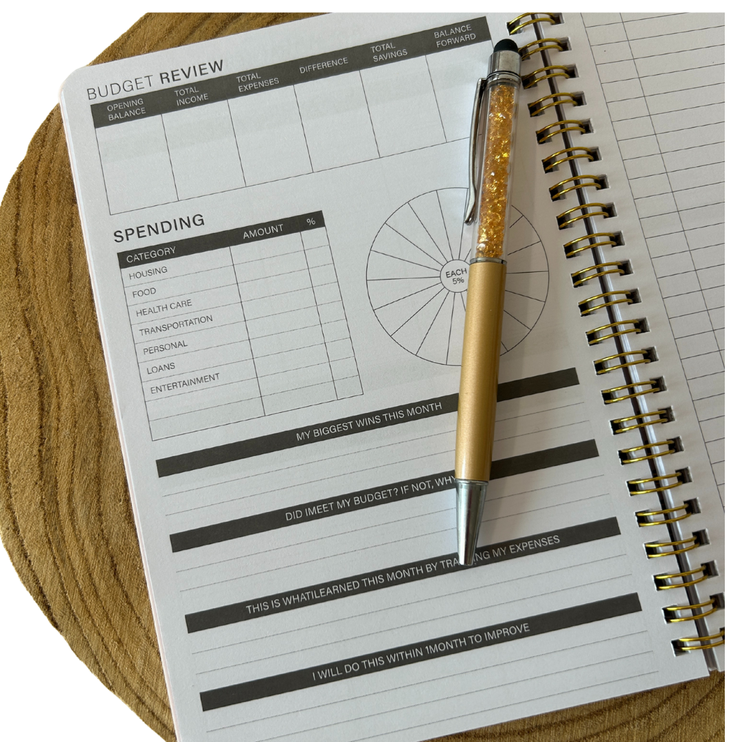 Personalised Budget notebook