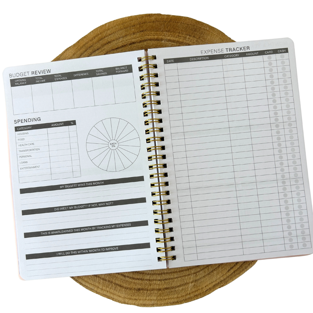 Personalised Budget notebook