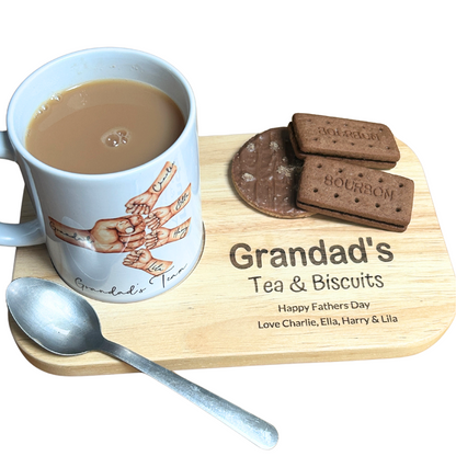 Fathers day treat board, Tea and biscuit board
