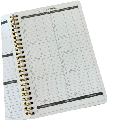 Personalised Budget notebook
