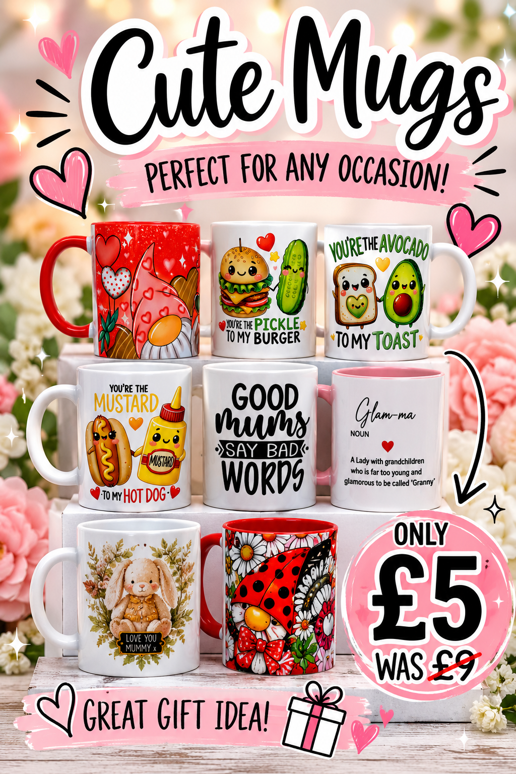 SALE - end of line - Mugs