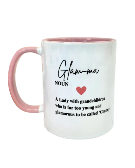 'Glam ma' Cute mug for Granny, Grandma, Mothers day gift
